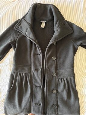 Patagonia Black Women's Fleece Pea Coat